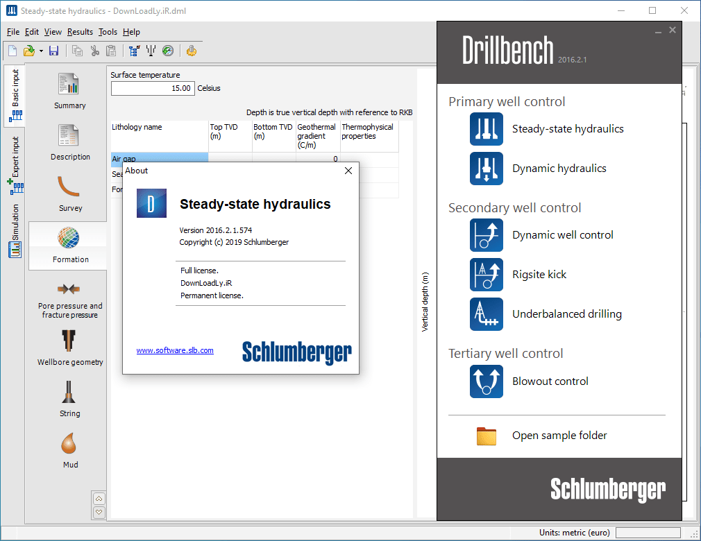 Schlumberger Drillbench