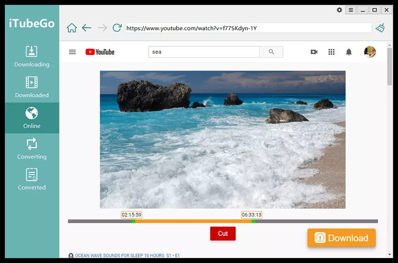 iTubeGo YouTube 下載器圖片