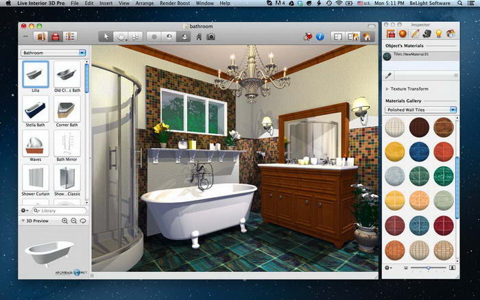 Live Home 3D 室內(nèi)設(shè)計(jì)軟件 Live Home 3D Pro v 4.9.0 macOS 多語言版