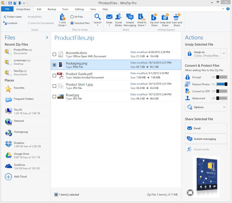 WinZip 解壓縮軟件 WinZip 29.0 windows/macOS 多語(yǔ)言版
