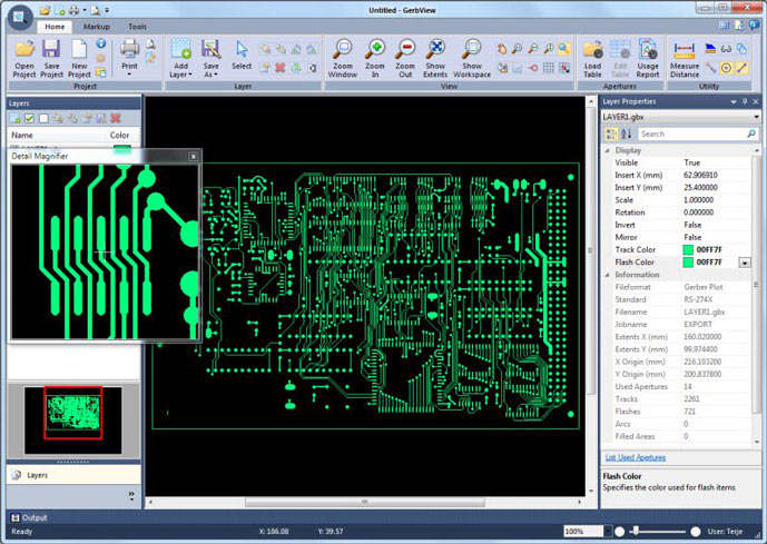 PCB文件查看軟件Gerbview