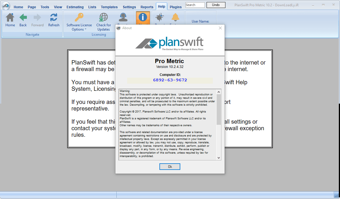 施工評(píng)估計(jì)算軟件 PlanSwift Pro Metric激活圖片