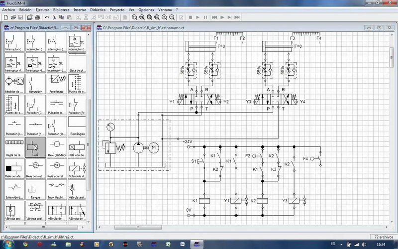 FESTO FluidSIM圖片 液壓氣動仿真軟件 FESTO FluidSIM 4.5d/1.70 Hydraulics