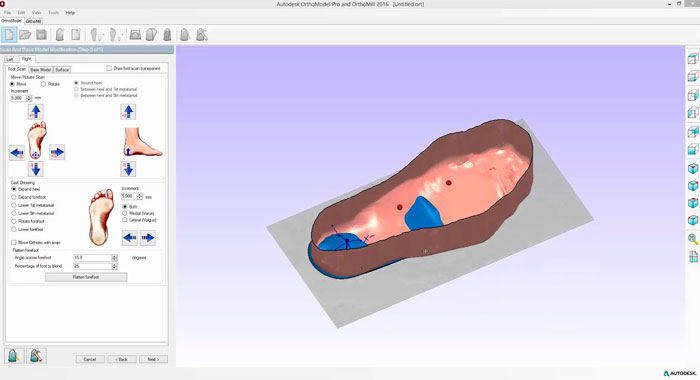 Autodesk OrthoMODEL圖片 矯形內(nèi)底設(shè)計加工軟件 Autodesk OrthoMODEL Pro 2016 SP4 x64