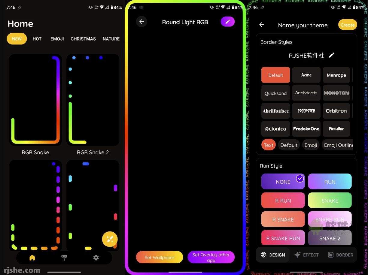 Round Light RGB 跑馬燈