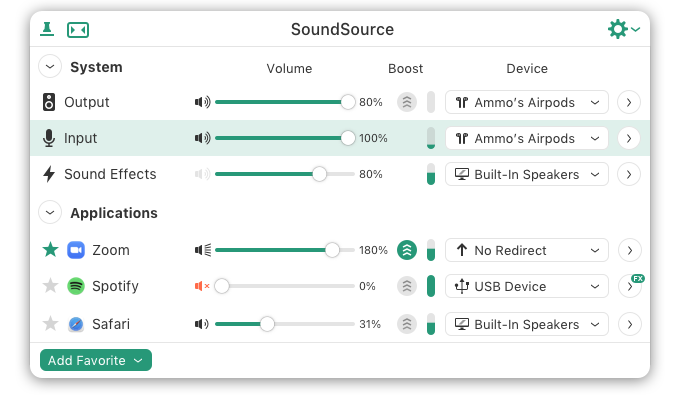 SoundSource v5.8.5 SoundSource Mac系統(tǒng)聲音設(shè)置控制