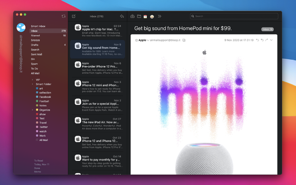 Airmail For Mac v5.8.22 Mac郵件客戶端
