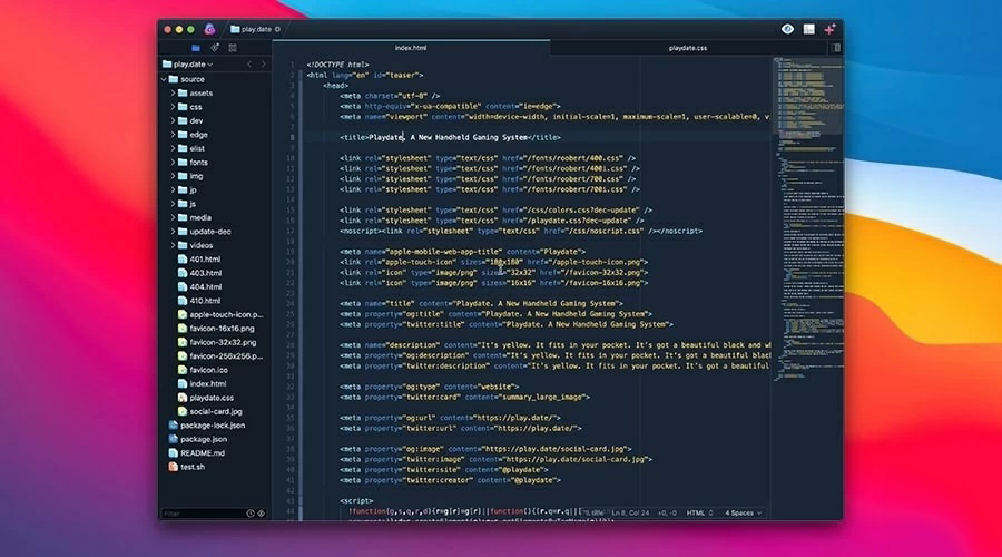 Nova For Mac v13.1 原生Mac代碼編輯器