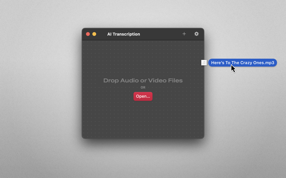 AI Transcription For Mac v2.10 AI智能視頻語(yǔ)音轉(zhuǎn)文本字幕轉(zhuǎn)錄工具