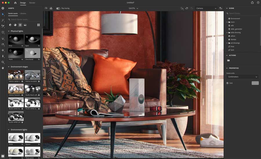 Adobe Substance 3D Stager 3.1.4 x64 三維場景搭建軟件