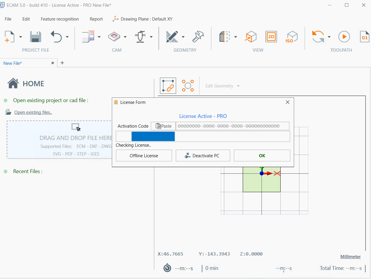 ECam Pro 5.0.409 cnc編程軟件中文版