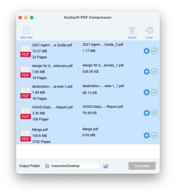 Enolsoft PDF Compressor v4.0.0 PDF文件壓縮器