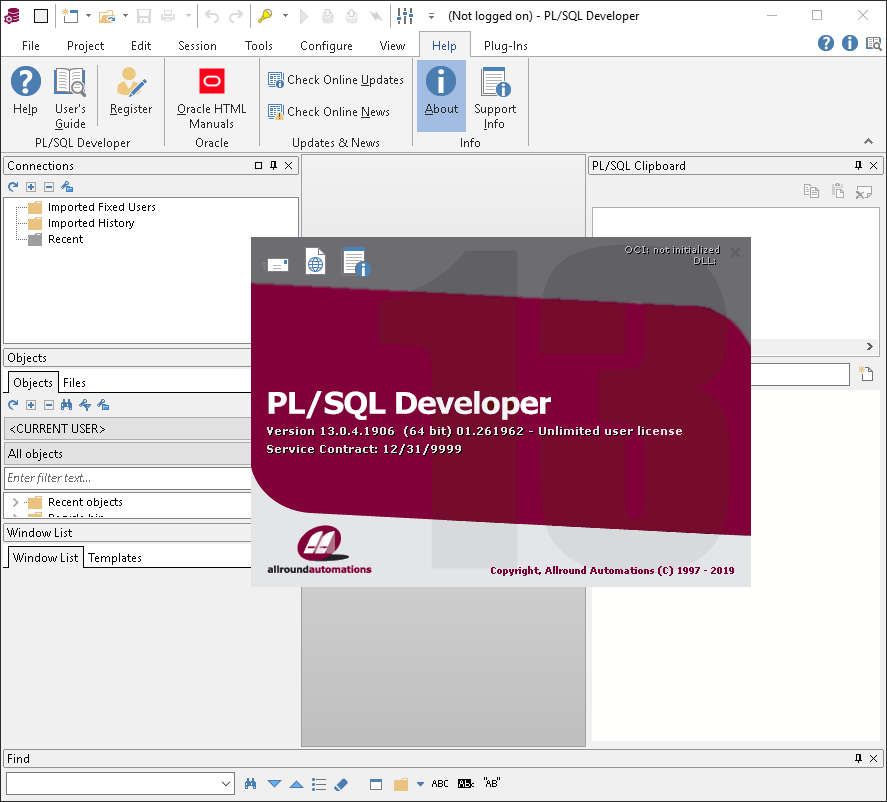 Allround Automations PL/SQL Developer 16.0.7.2172 集成開(kāi)發(fā)環(huán)境