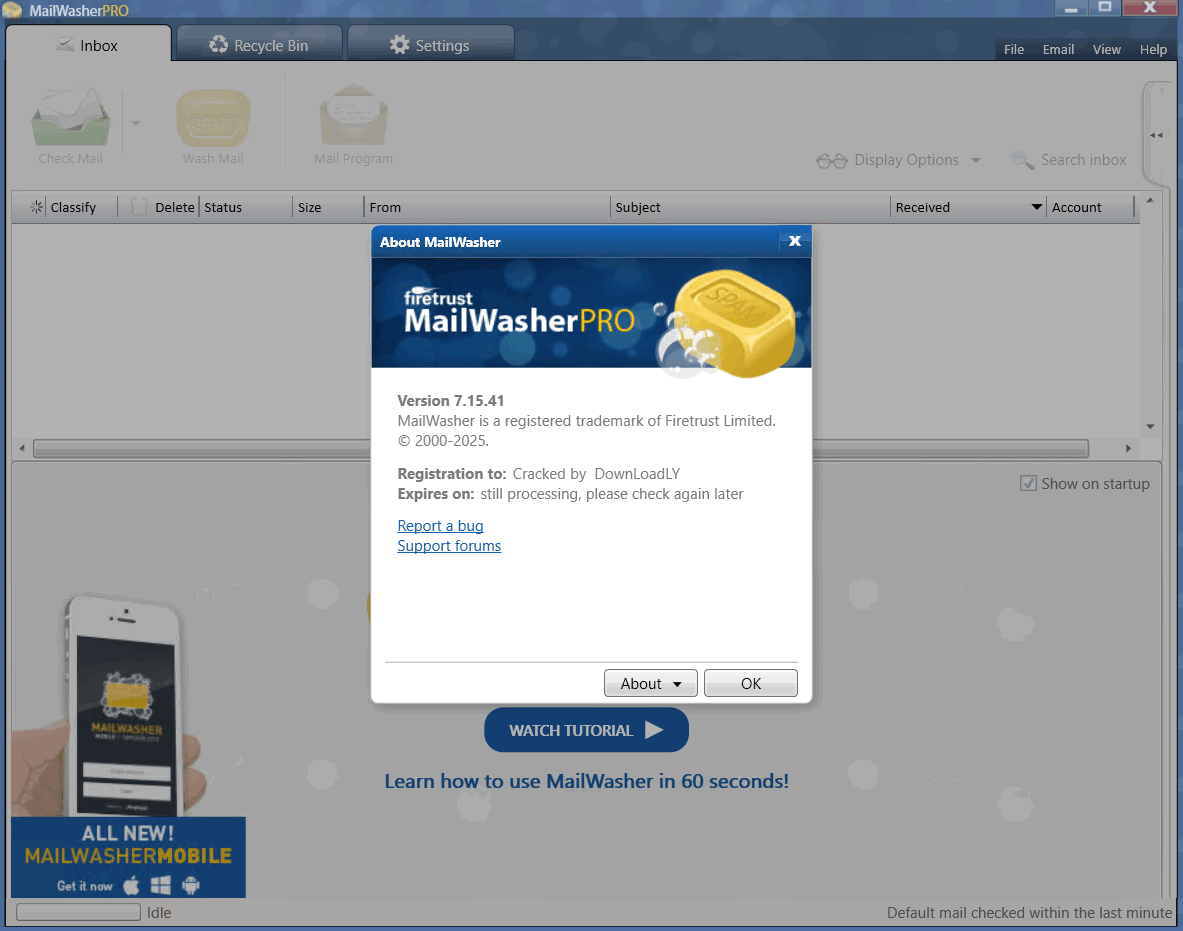 Firetrust MailWasher Pro 7.15.42 電子郵件過濾軟件