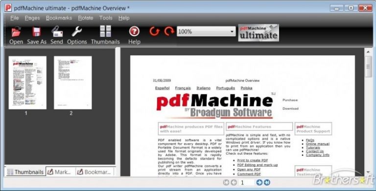 Broadgun pdfMachine Ultimate  PDF打印軟件