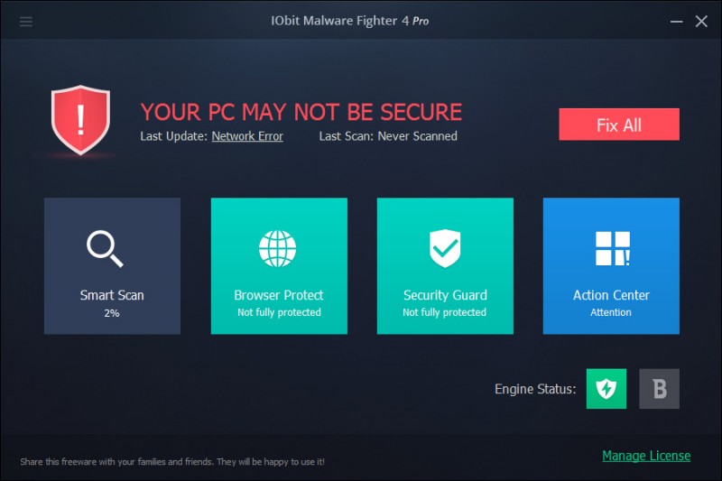IObit Malware Fighter Pro 12.5.0.1545 病毒間諜軟件清除工具