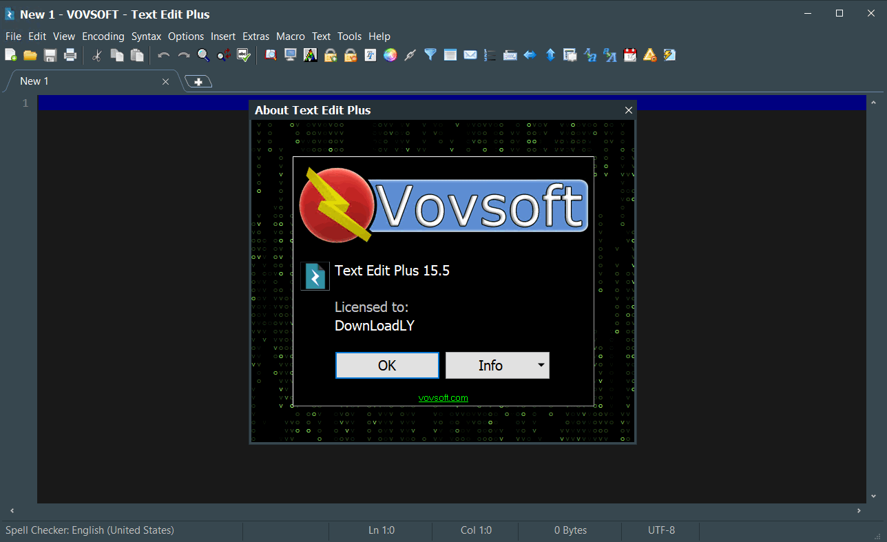 VovSoft Text Edit Plus 15.6 全能文本編輯器