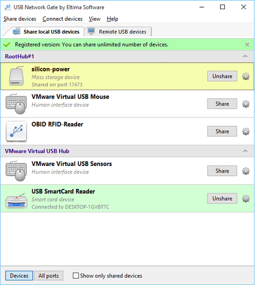 Eltima USB Network Gate 11.0.2724 USB設(shè)備共享軟件