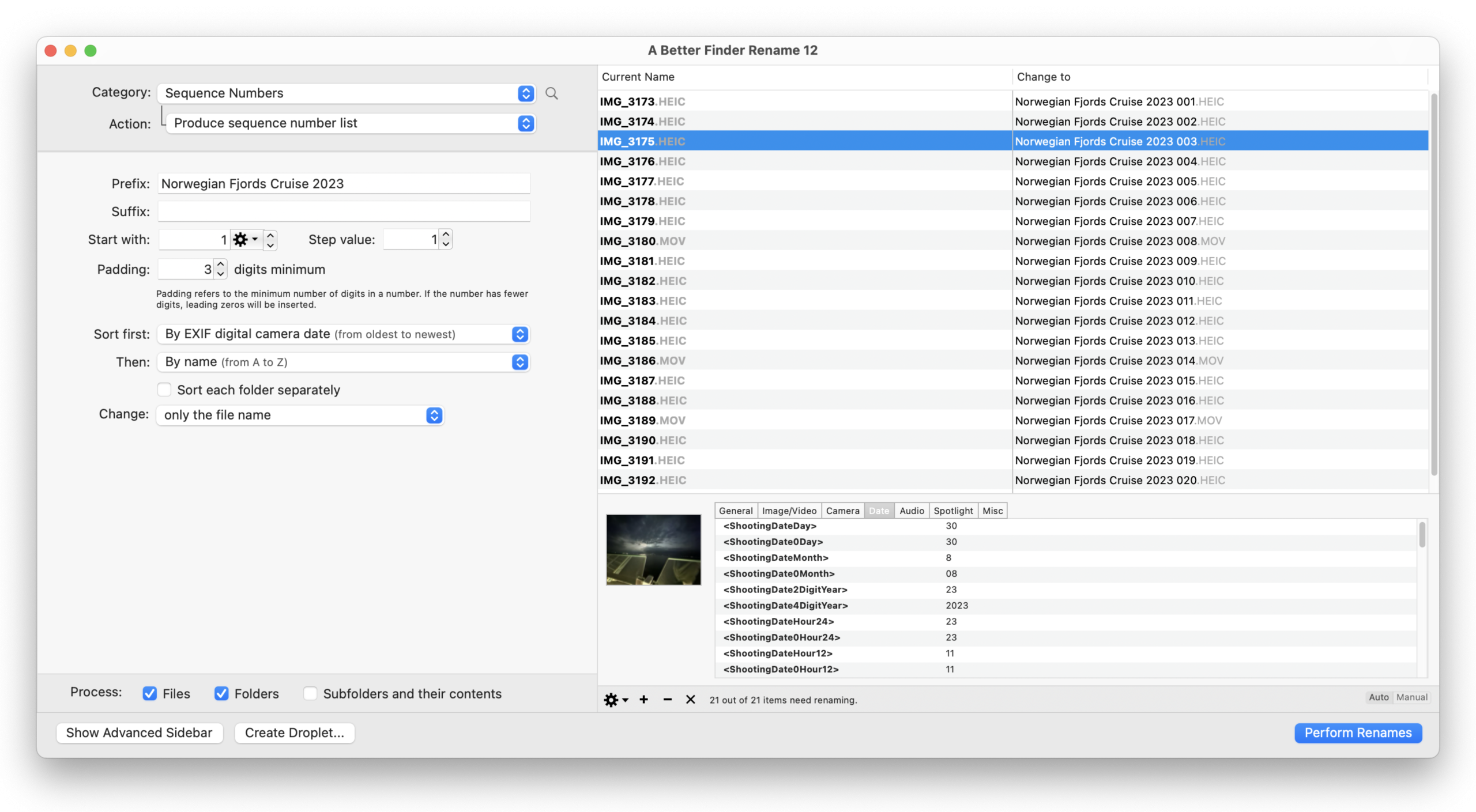 A Better Finder Rename v12.14 文件批量改名重命名工具