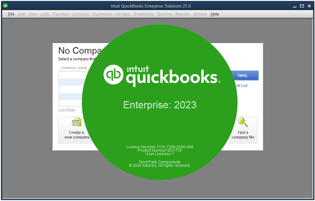 Intuit QuickBooks Enterprise Solutions 2024 R16 財(cái)務(wù)管理軟件 Win/macOS
